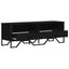 tv-bord 122x34x41 cm konstrueret træ sort