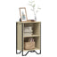 bogreol 50x31x74,5 cm konstrueret træ sonoma-eg
