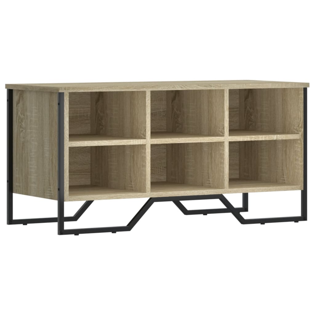 skoreol 90x38x45,5 cm konstrueret træ sonoma-eg