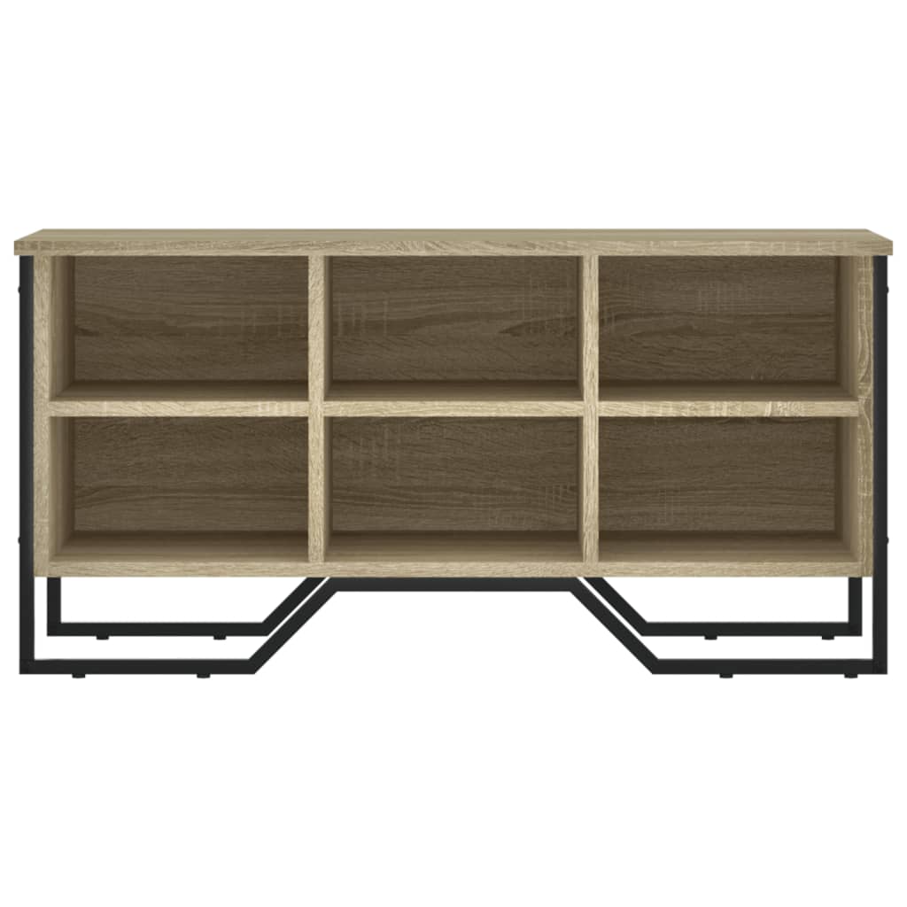 skoreol 90x38x45,5 cm konstrueret træ sonoma-eg