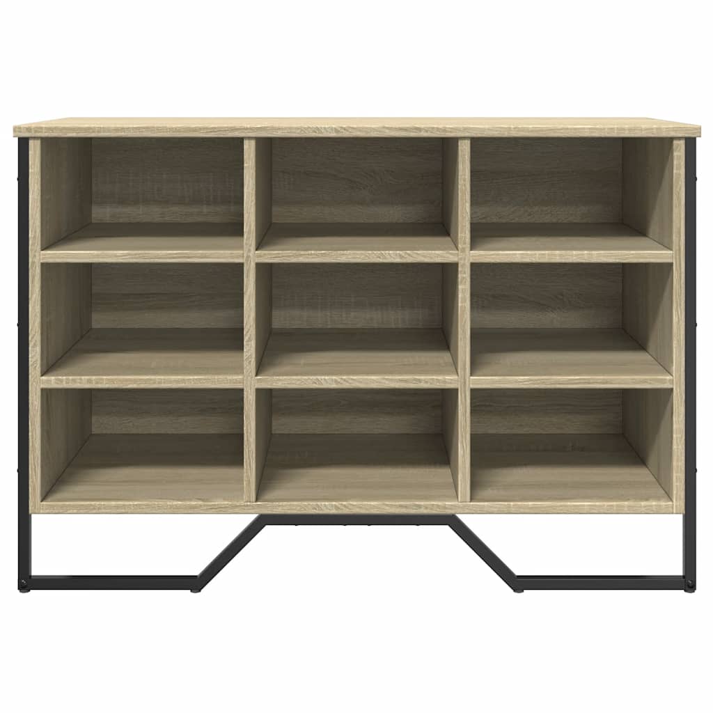 skoreol 90x38x61,5 cm konstrueret træ sonoma-eg