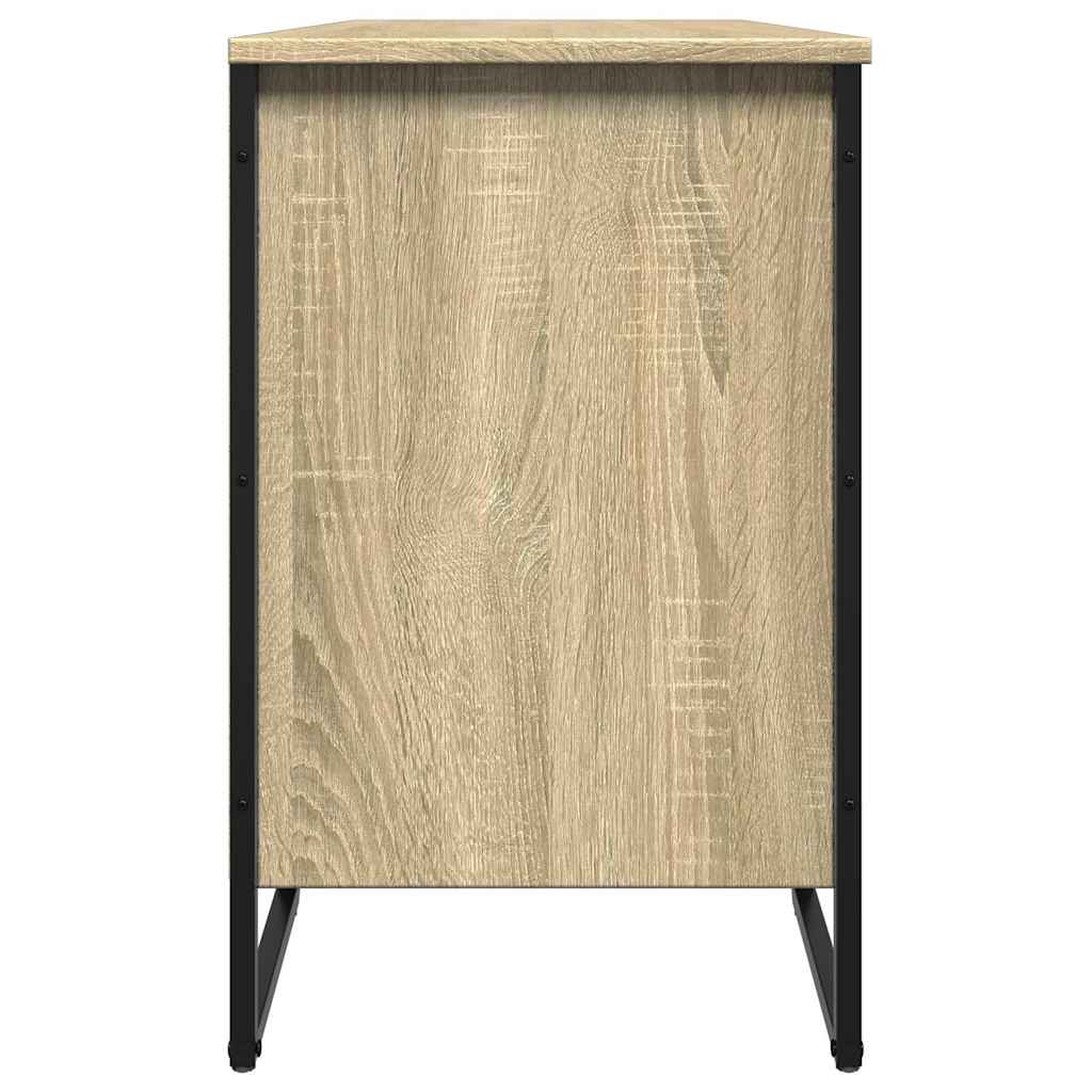 skoreol 90x38x61,5 cm konstrueret træ sonoma-eg