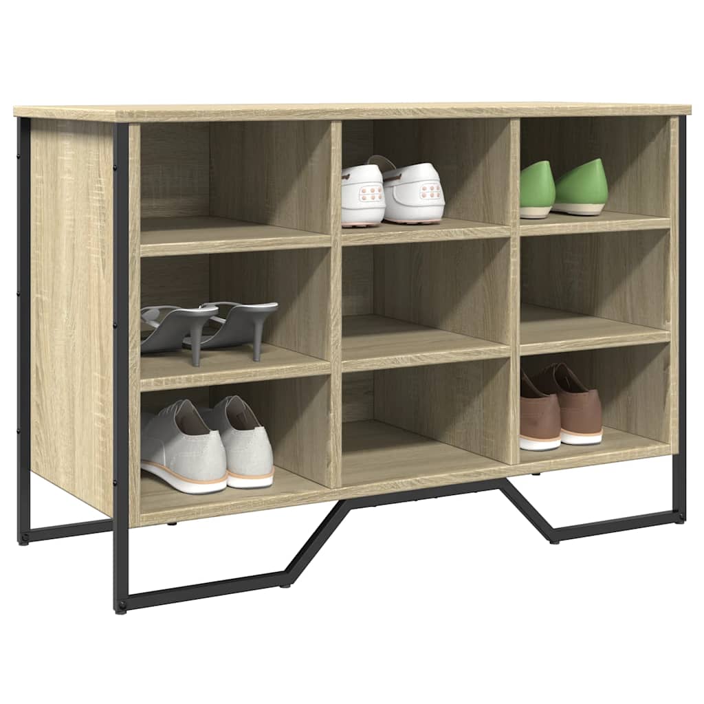 skoreol 90x38x61,5 cm konstrueret træ sonoma-eg