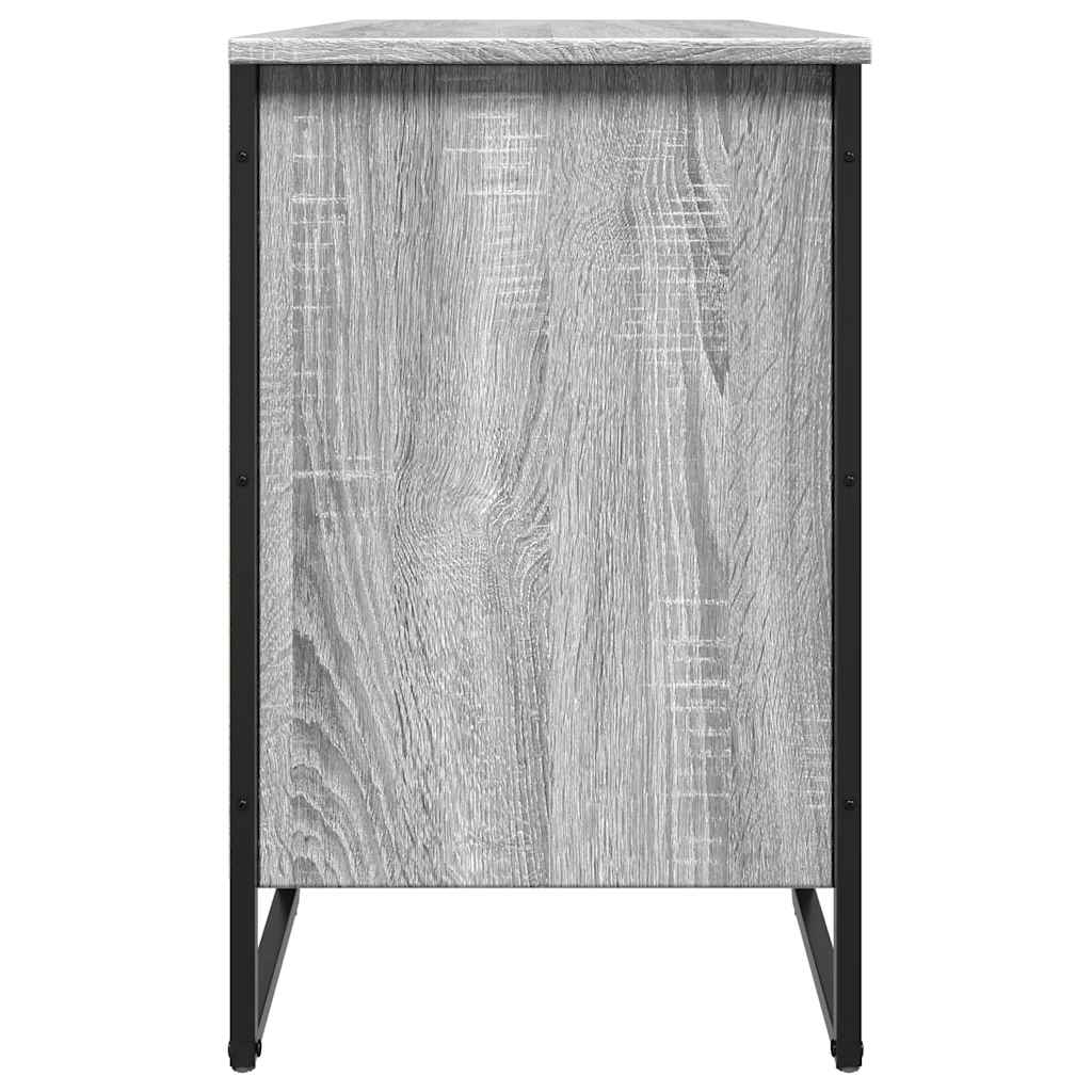 skoreol 90x38x61,5 cm konstrueret træ grå sonoma-eg