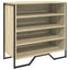 skoreol 80x38x78 cm konstrueret træ sonoma-eg