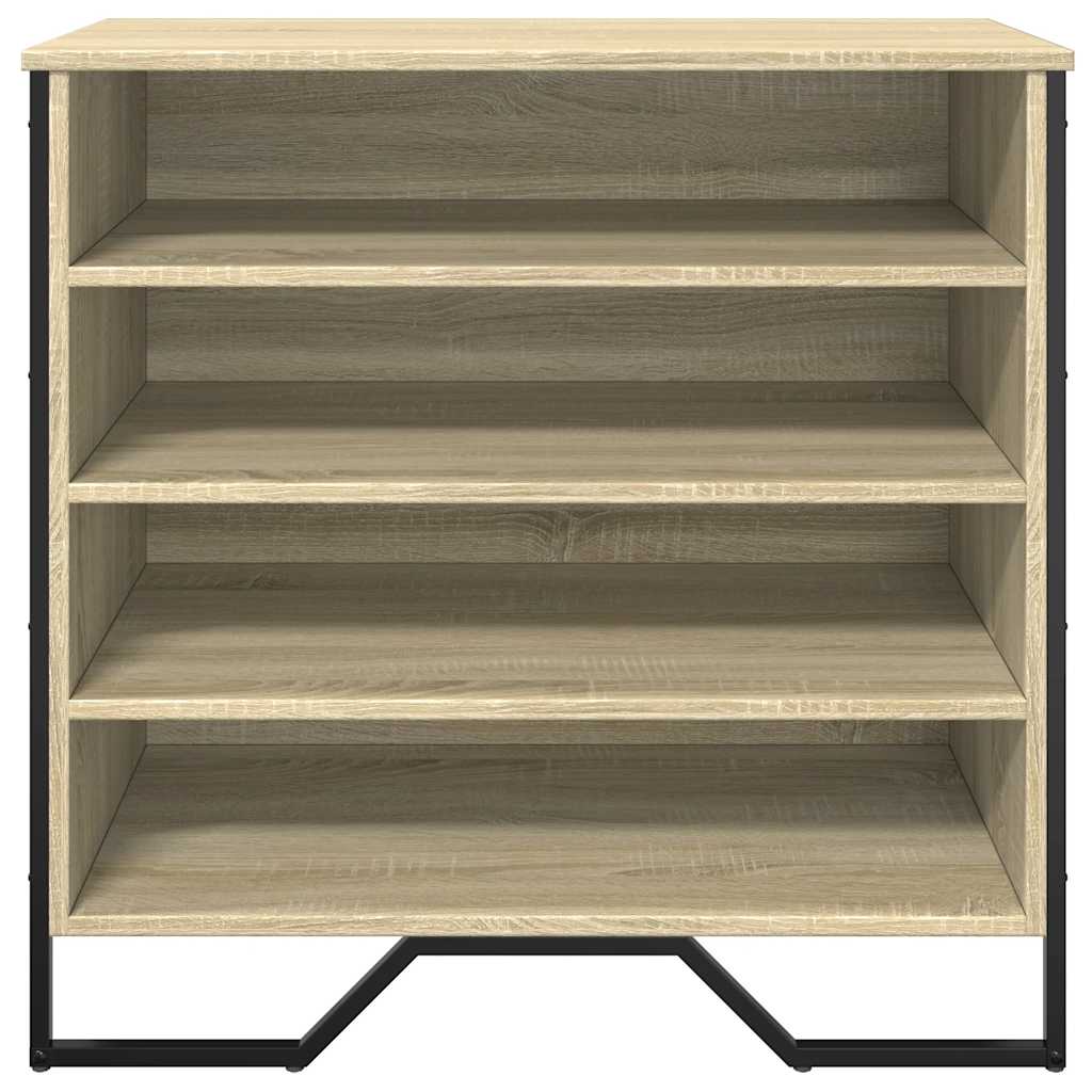 skoreol 80x38x78 cm konstrueret træ sonoma-eg