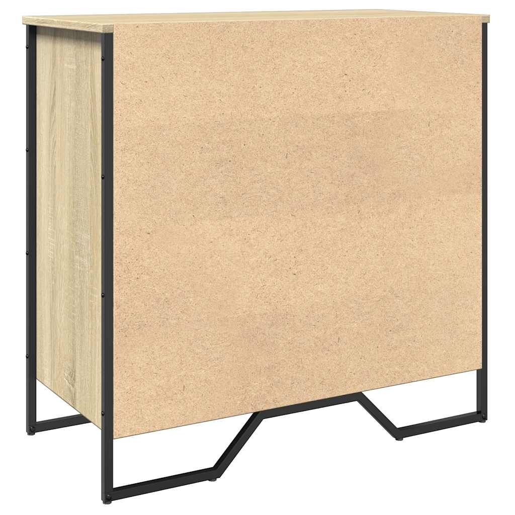 skoreol 80x38x78 cm konstrueret træ sonoma-eg