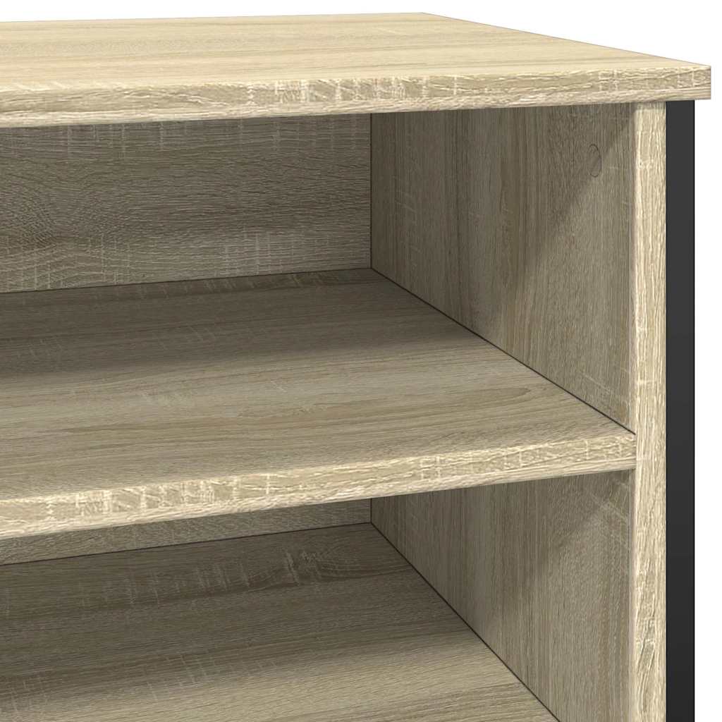skoreol 80x38x78 cm konstrueret træ sonoma-eg