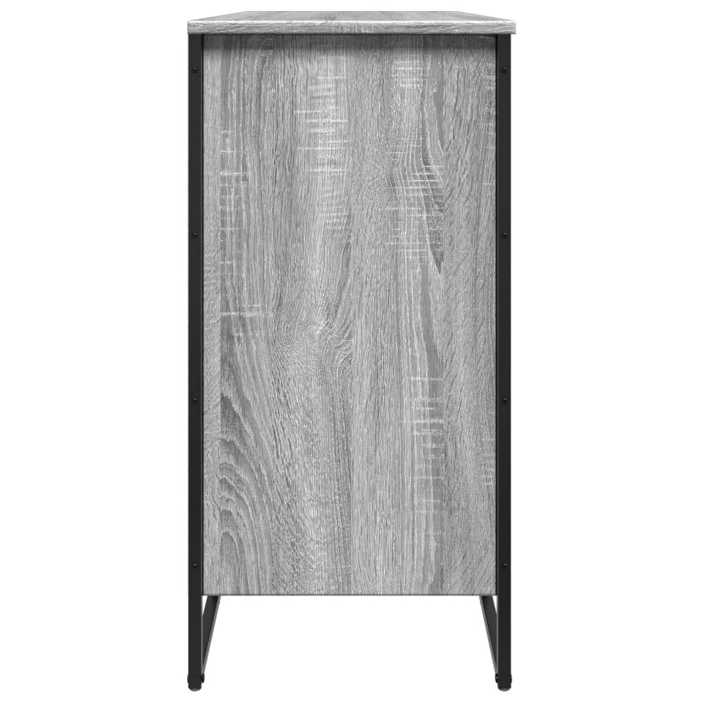 skoreol 80x38x78 cm konstrueret træ grå sonoma-eg