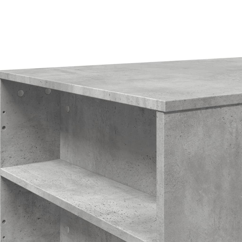 sofabord 102x55x42 cm konstrueret træ betongrå