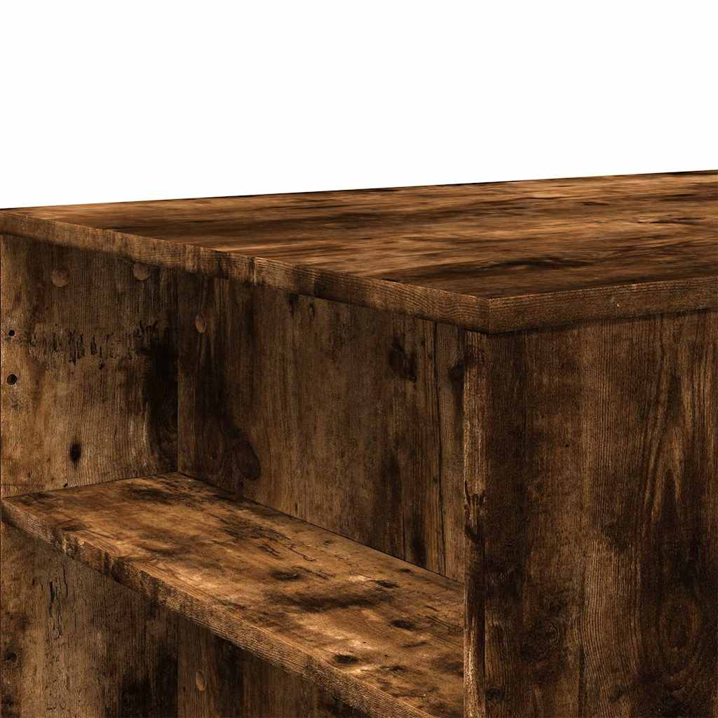 sofabord 102x55x42 cm konstrueret træ røget egetræsfarve