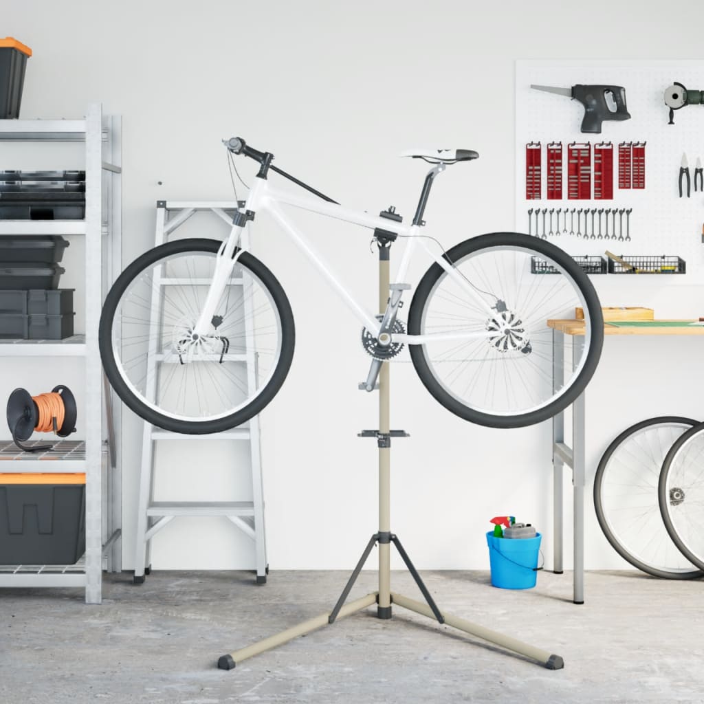 reparationsstativ til cykler 102-160 cm foldbart aluminium