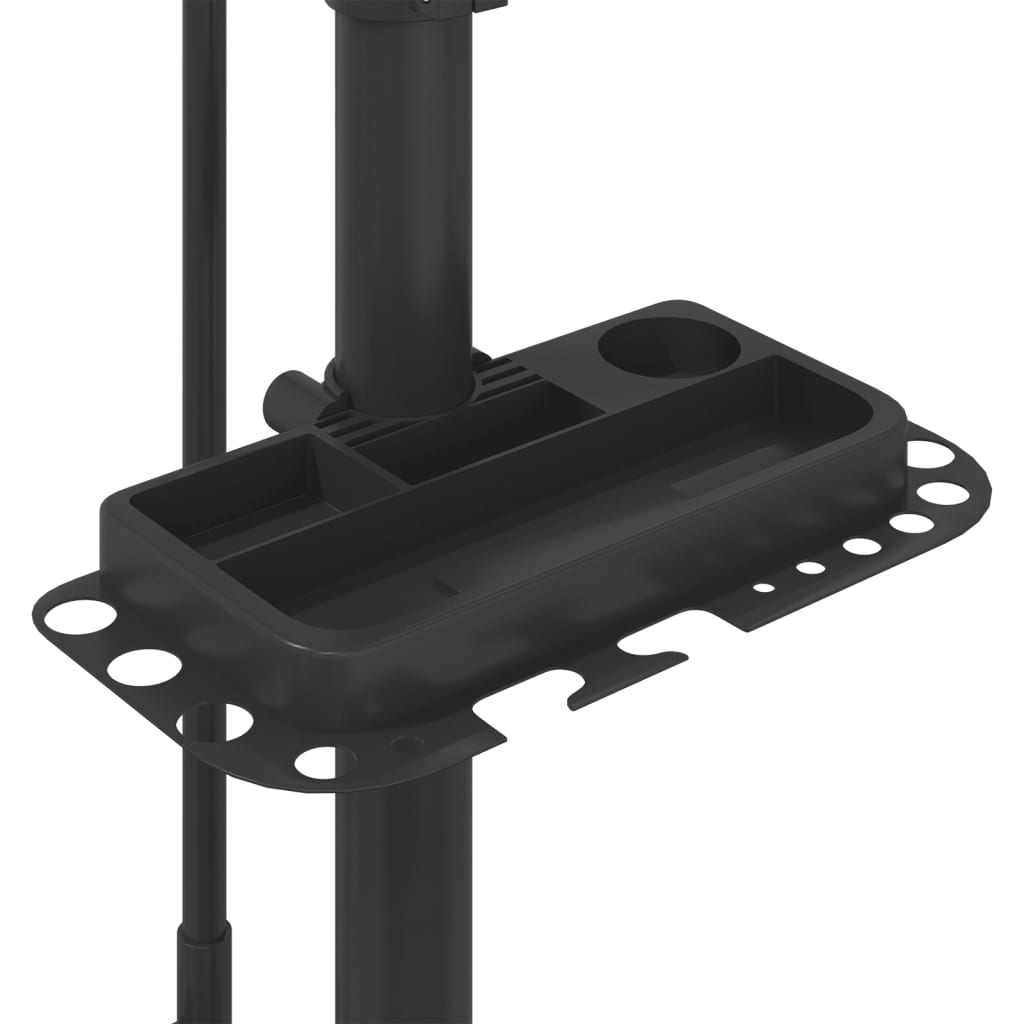 reparationsstativ til cykler 108-188 cm foldbart stål blå