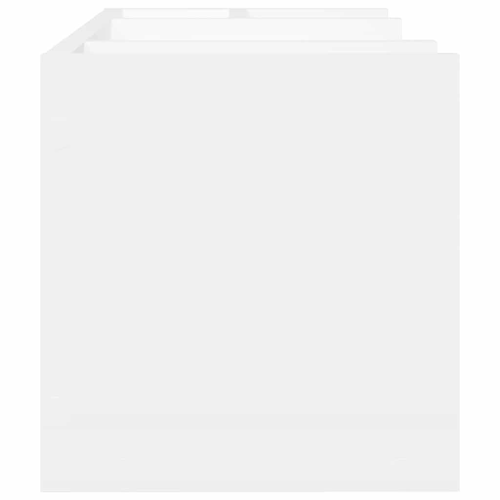 dueslag til skrivebord 44,5x24x25 cm konstrueret træ hvid