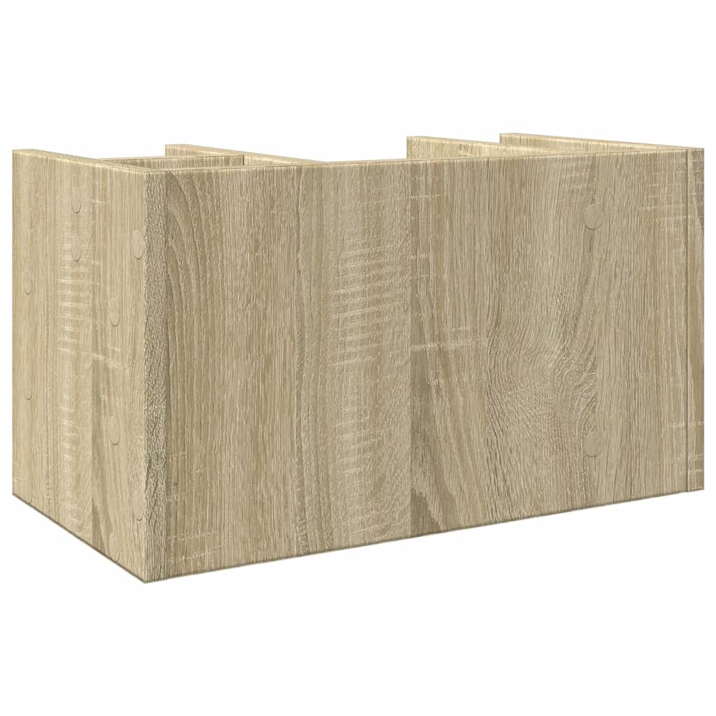 dueslag til skrivebord 44,5x24x25 cm konstrueret træ sonoma-eg