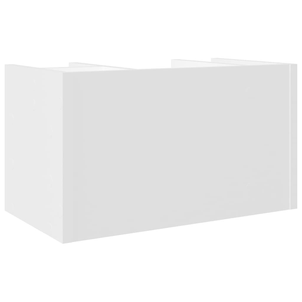 dueslag til skrivebord 44,5x24x25 cm konstrueret træ betongrå