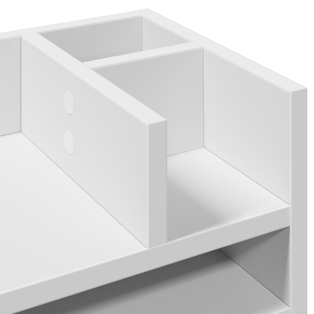 dueslag til skrivebord 44,5x24x25 cm konstrueret træ betongrå