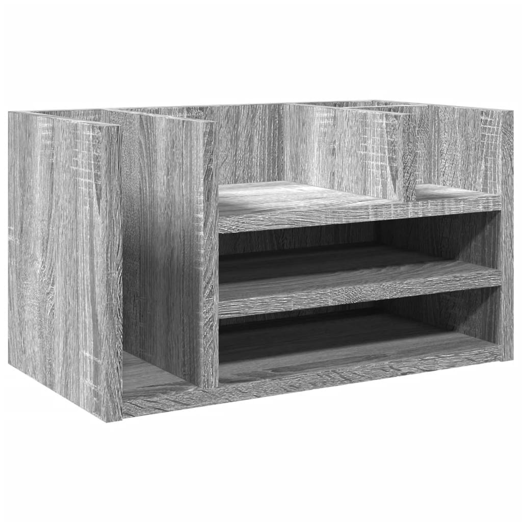dueslag 44,5x24x25 cm konstrueret træ grå sonoma-eg