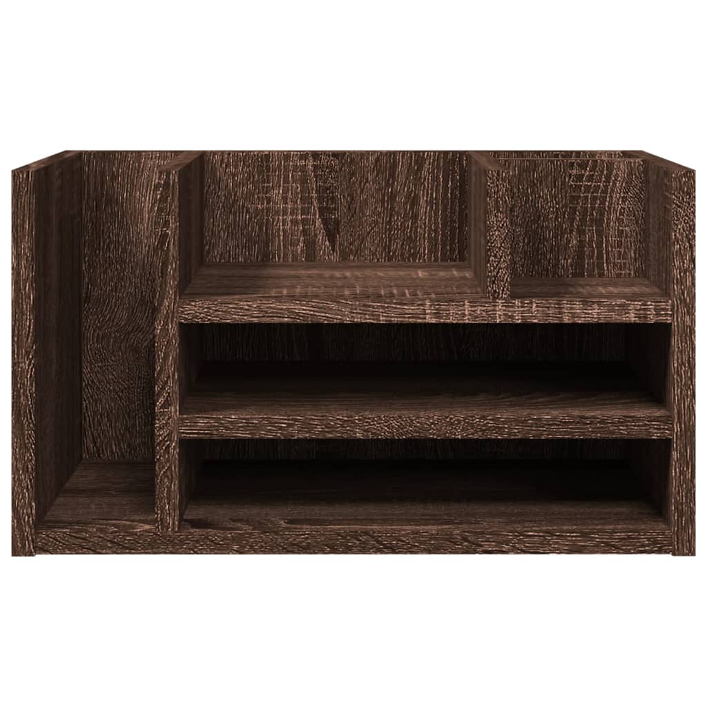 dueslag 44,5x24x25 cm konstrueret træ brun egetræsfarve