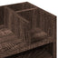 dueslag 44,5x24x25 cm konstrueret træ brun egetræsfarve