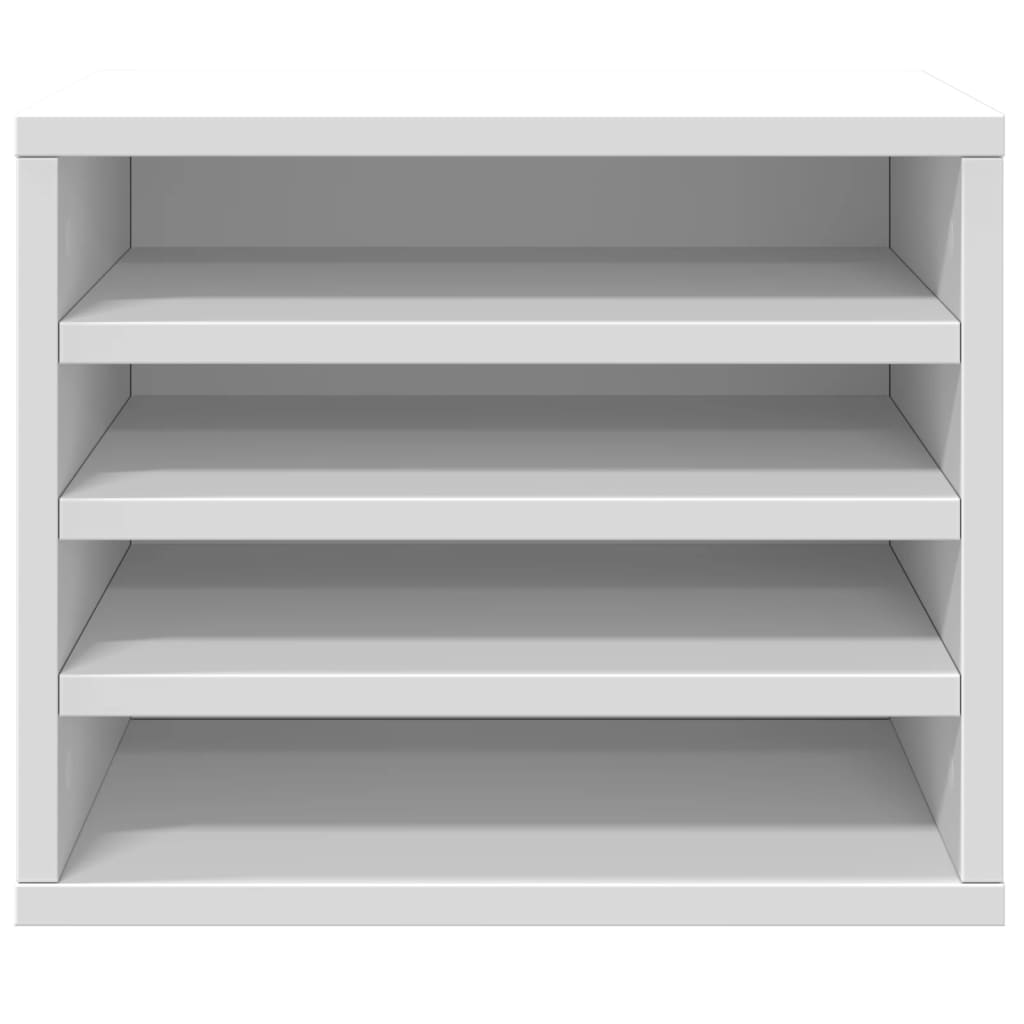 dueslag til skrivebord 36x26x29,5 cm konstrueret træ hvid