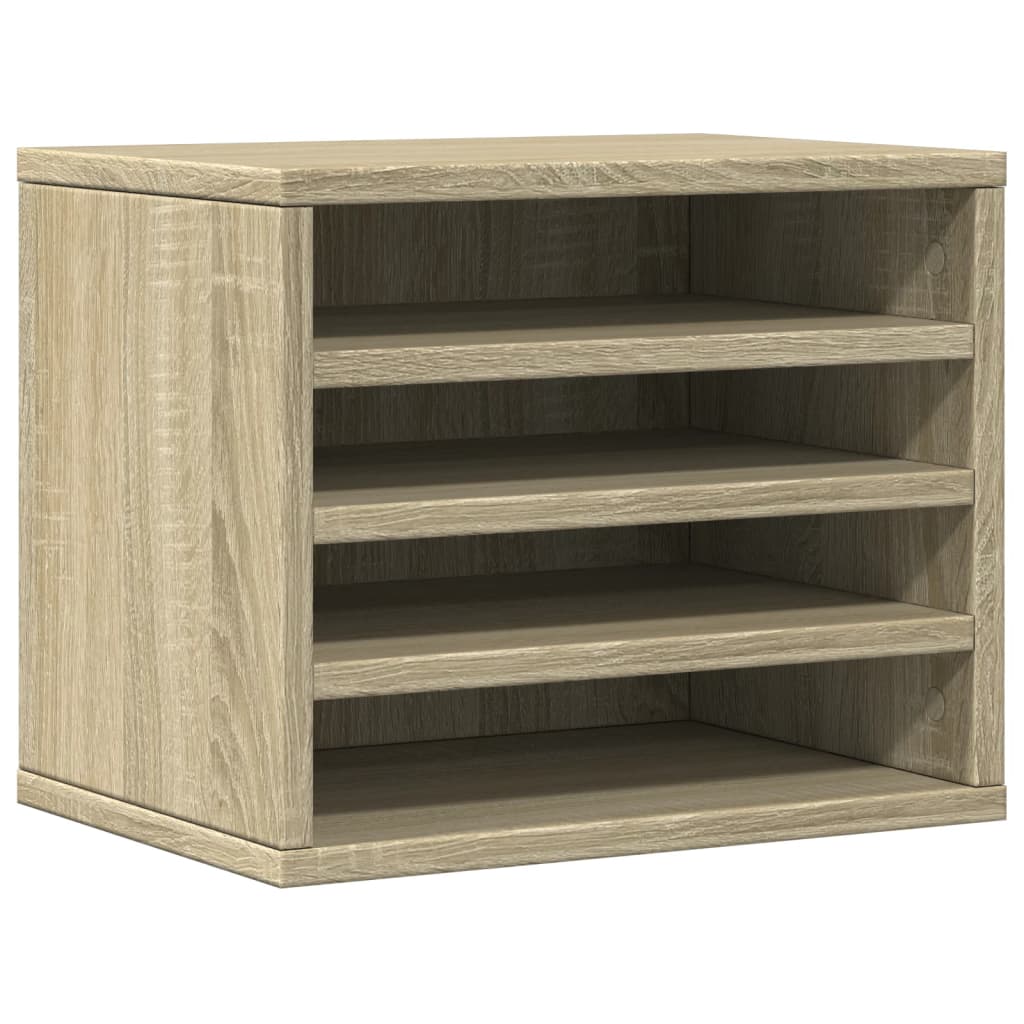 dueslag til skrivebord 36x26x29,5 cm konstrueret træ sonoma-eg