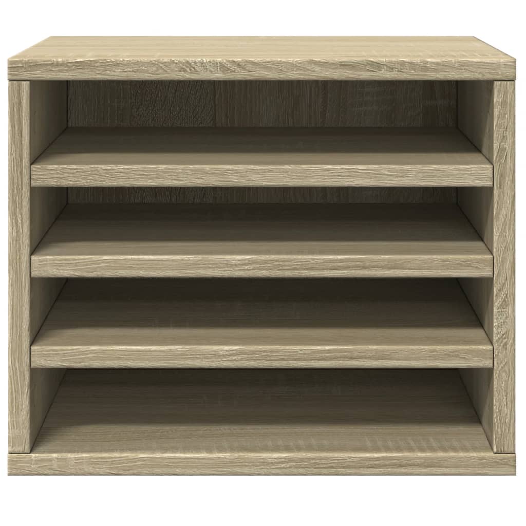 dueslag til skrivebord 36x26x29,5 cm konstrueret træ sonoma-eg