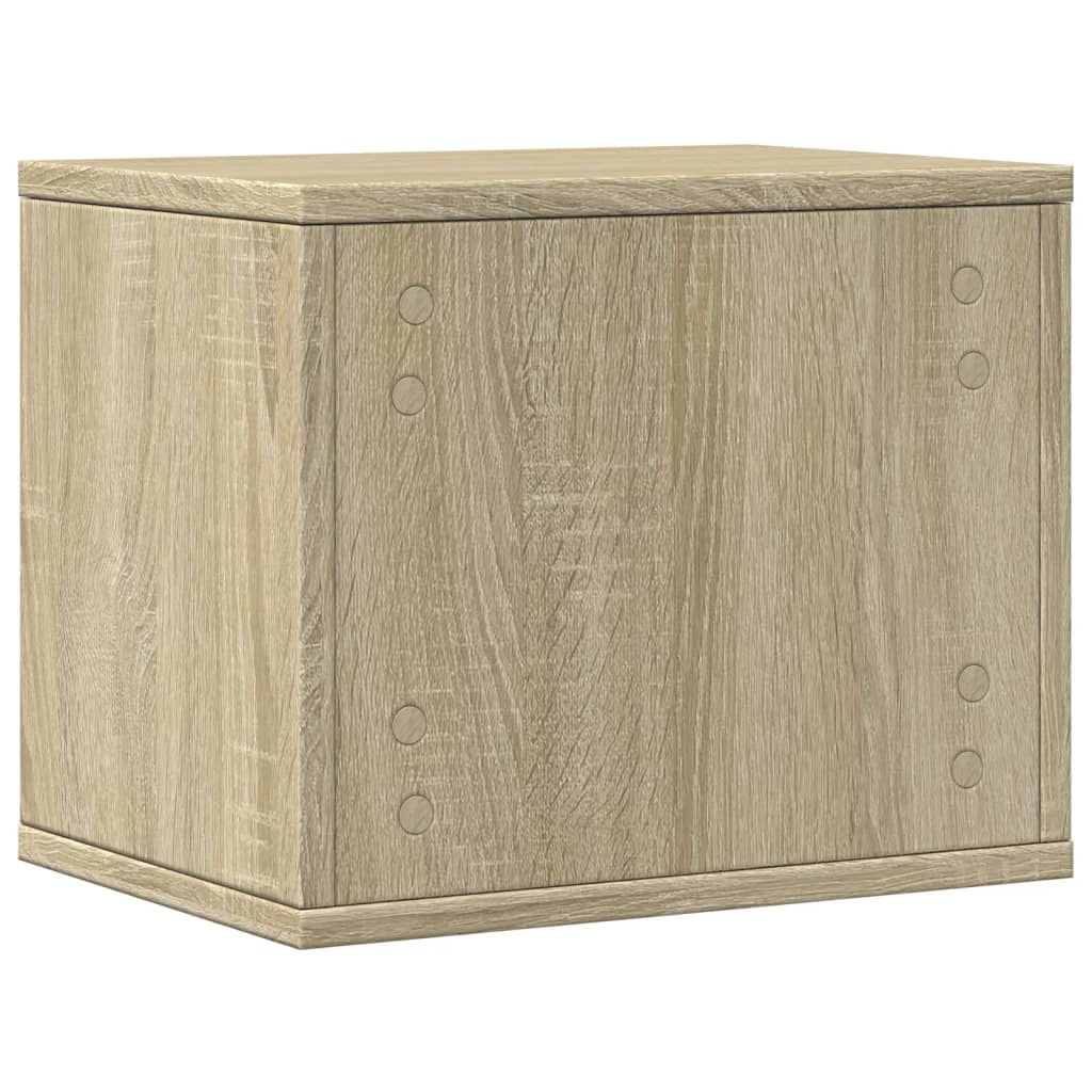 dueslag til skrivebord 36x26x29,5 cm konstrueret træ sonoma-eg