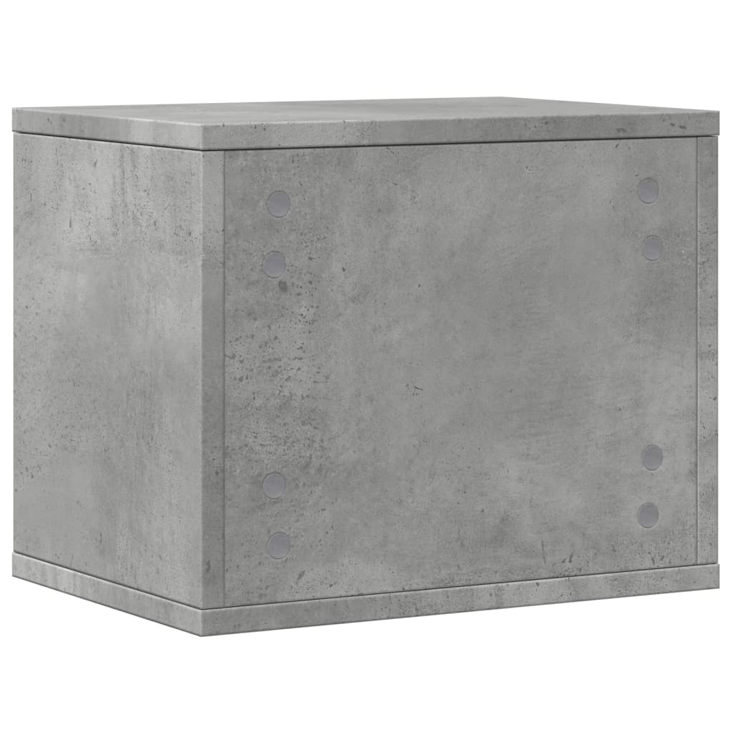 dueslag til skrivebord 36x26x29,5 cm konstrueret træ betongrå