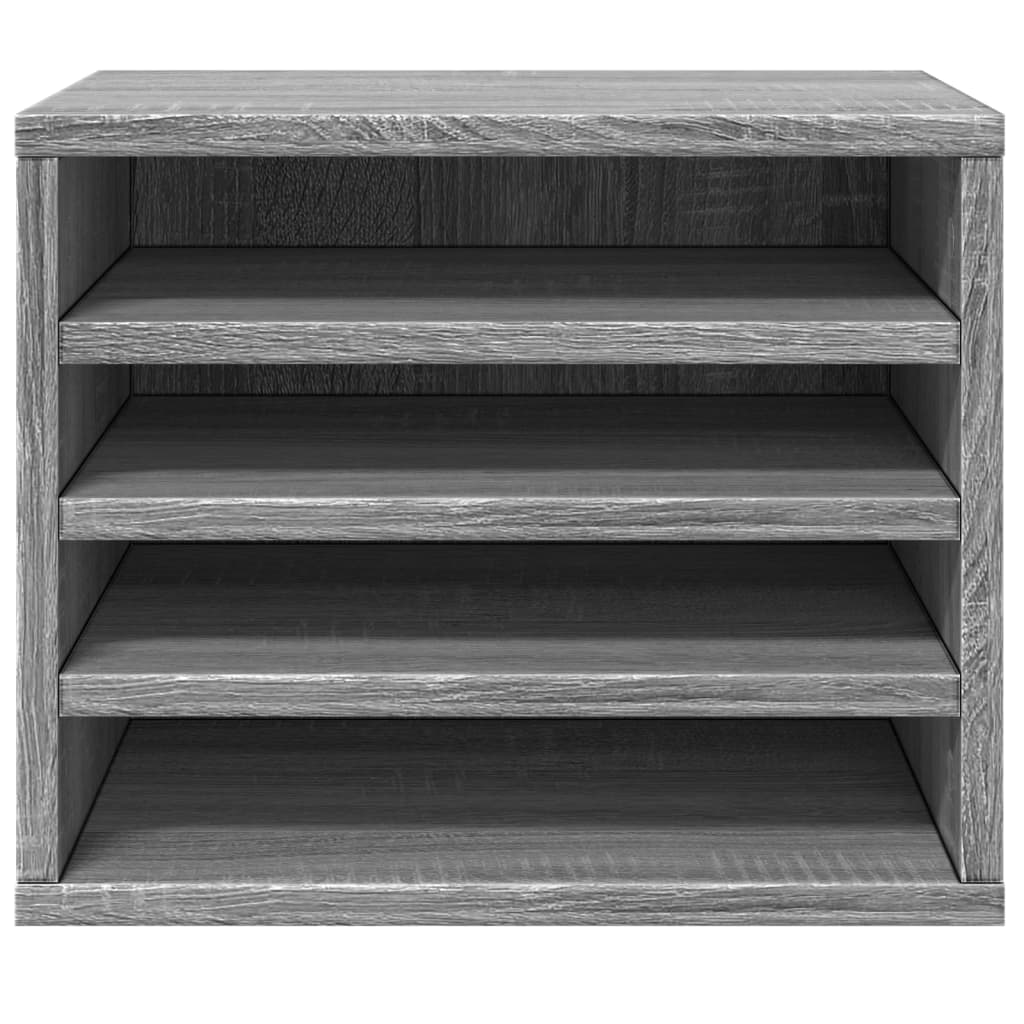 dueslag 36x26x29,5 cm konstrueret træ grå sonoma-eg