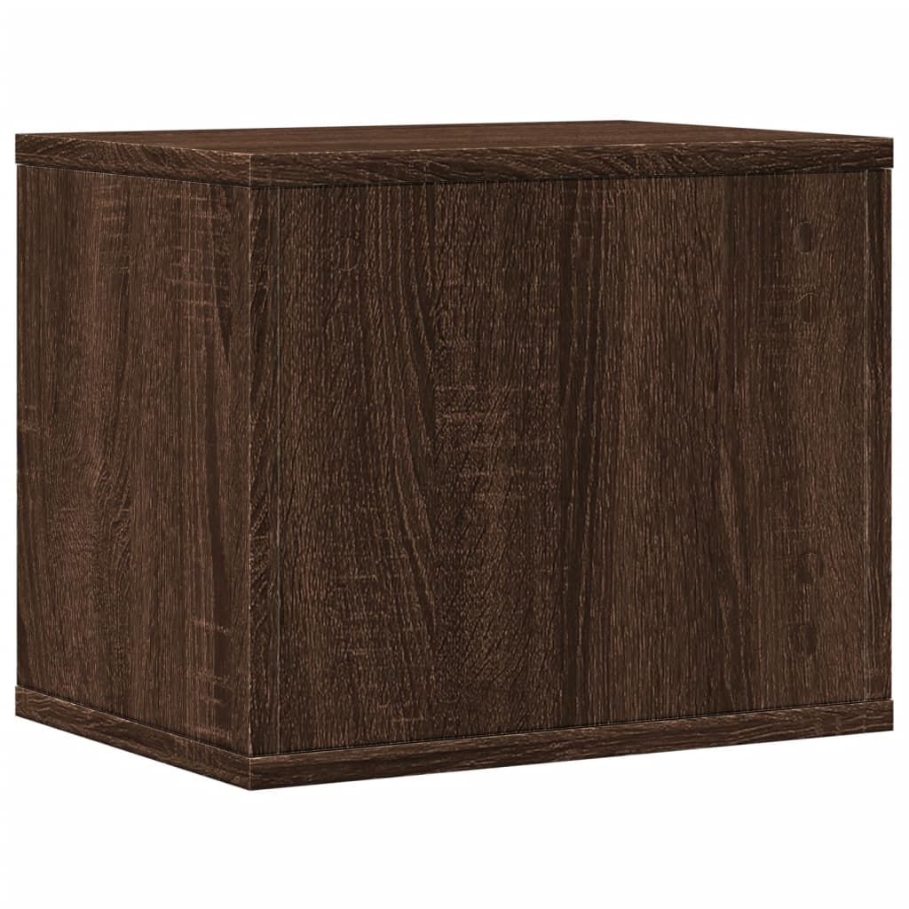 dueslag 36x26x29,5 cm konstrueret træ brun egetræsfarve