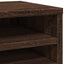dueslag 36x26x29,5 cm konstrueret træ brun egetræsfarve