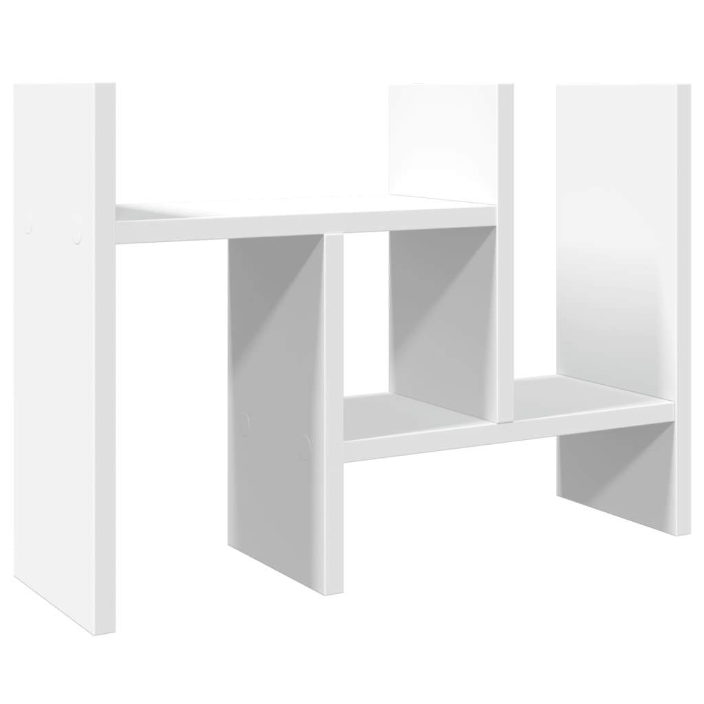 dueslag til skrivebord 34,5x15,5x35,5 cm konstrueret træ hvid