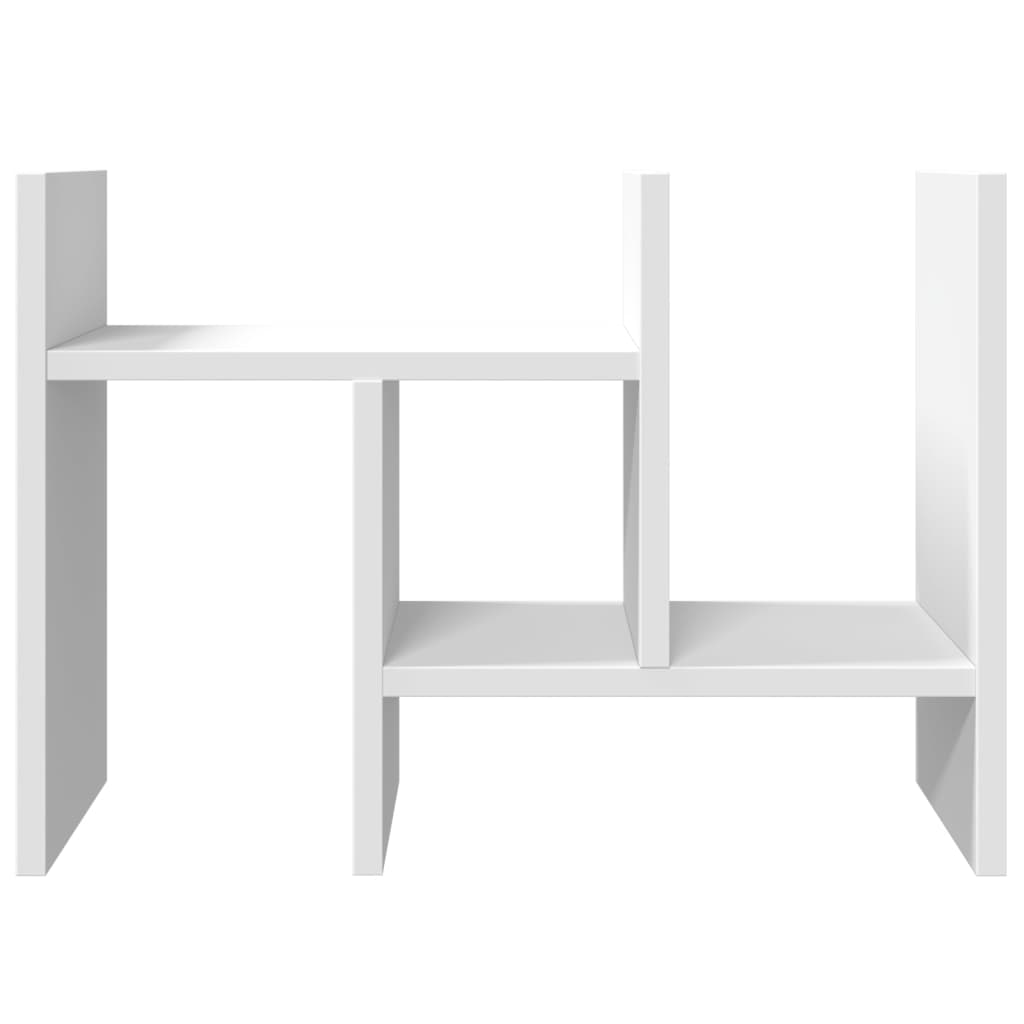 dueslag til skrivebord 34,5x15,5x35,5 cm konstrueret træ hvid