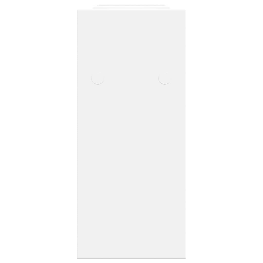dueslag til skrivebord 34,5x15,5x35,5 cm konstrueret træ hvid