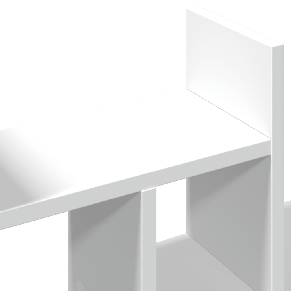 dueslag til skrivebord 34,5x15,5x35,5 cm konstrueret træ hvid