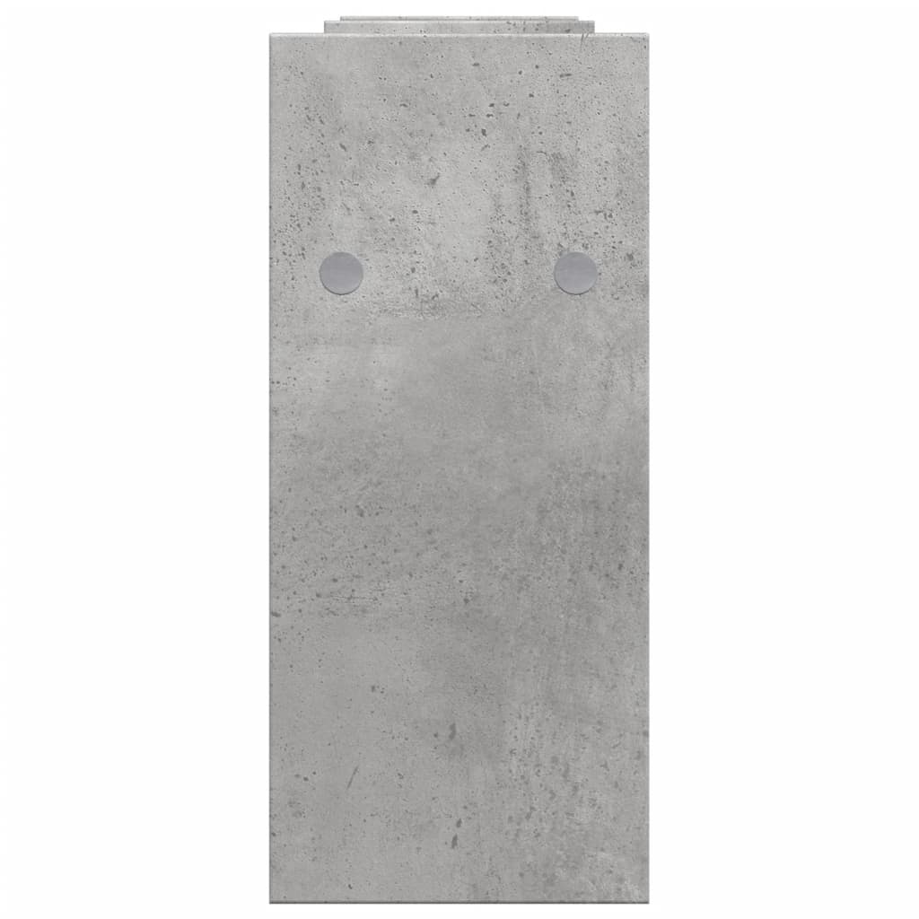 dueslag 34,5x15,5x35,5 cm konstrueret træ betongrå