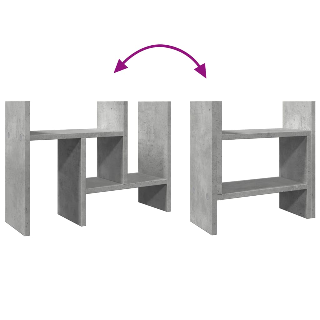 dueslag 34,5x15,5x35,5 cm konstrueret træ betongrå