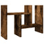 dueslag 34,5x15,5x35,5 cm konstrueret træ røget eg