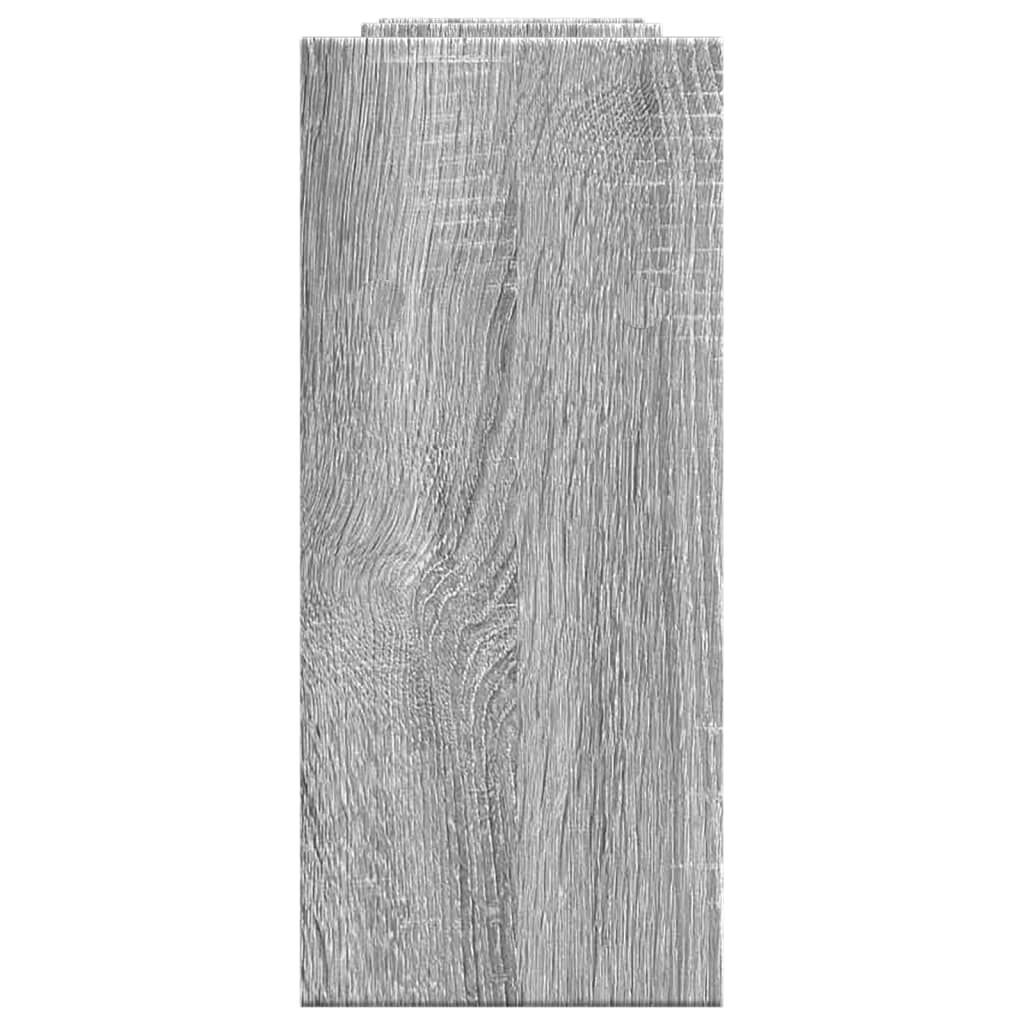 dueslag 34,5x15,5x35,5 cm konstrueret træ grå sonoma-eg