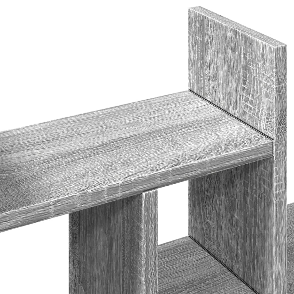 dueslag 34,5x15,5x35,5 cm konstrueret træ grå sonoma-eg