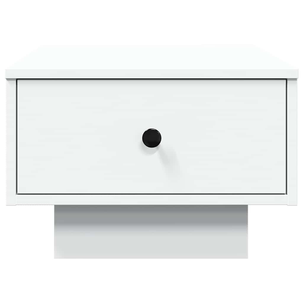 sofabord 60x45x31 cm konstrueret træ hvid