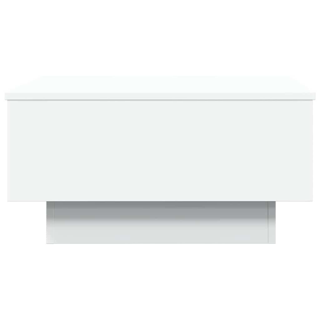 sofabord 60x45x31 cm konstrueret træ hvid