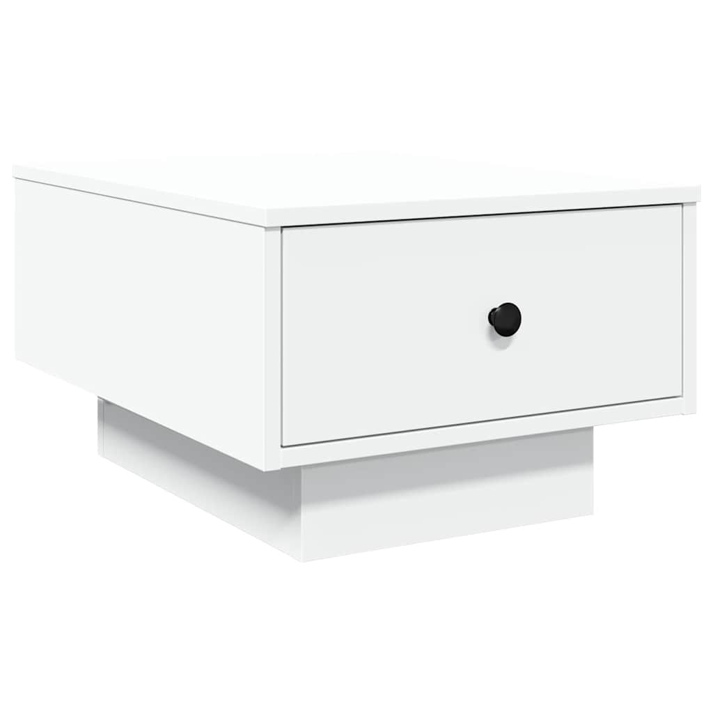 sofabord 60x45x31 cm konstrueret træ hvid