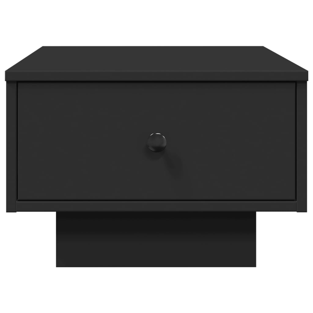 sofabord 60x45x31 cm konstrueret træ sort
