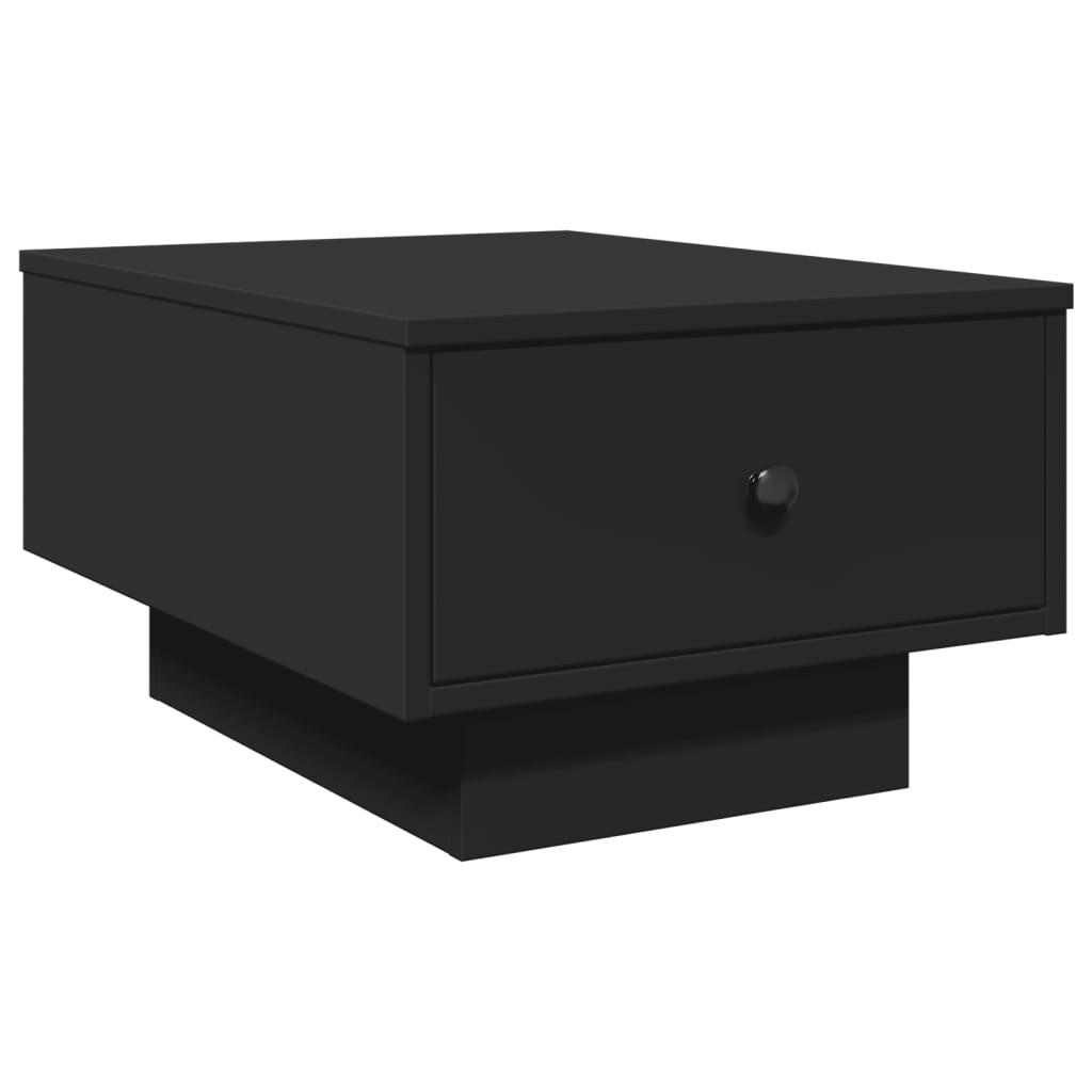 sofabord 60x45x31 cm konstrueret træ sort