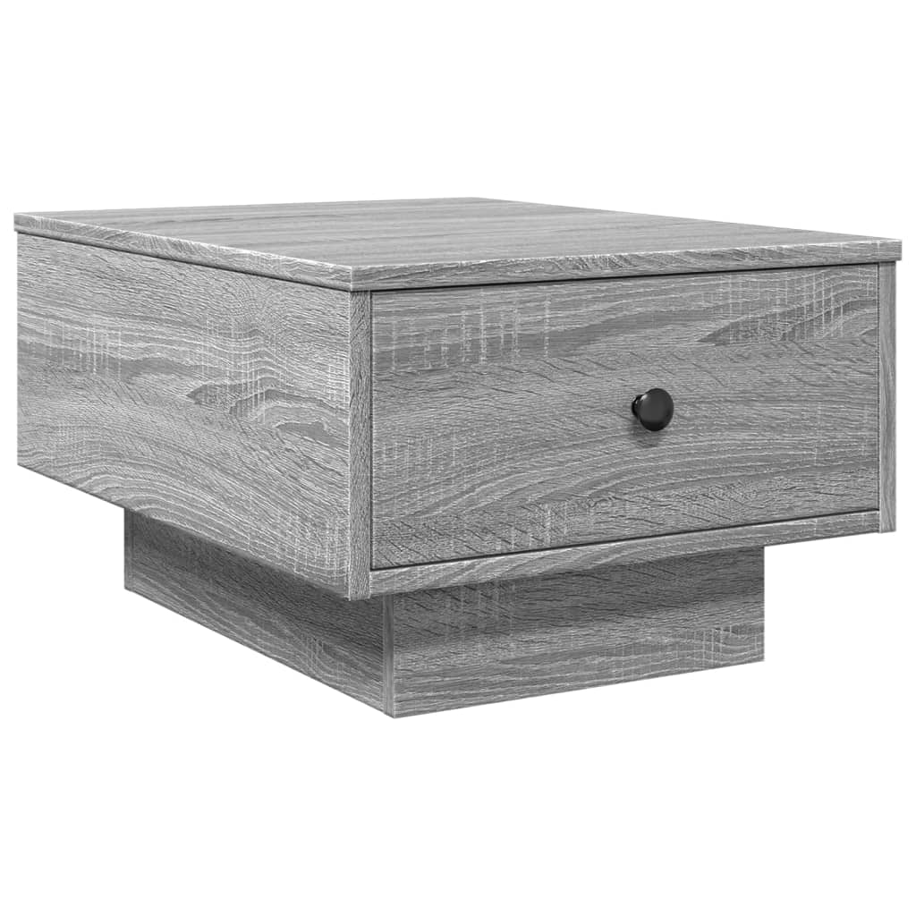 sofabord 60x45x31 cm konstrueret træ grå sonoma-eg