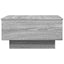 sofabord 60x45x31 cm konstrueret træ grå sonoma-eg