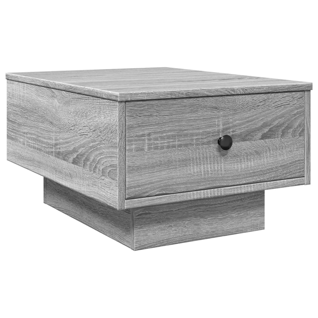 sofabord 60x45x31 cm konstrueret træ grå sonoma-eg