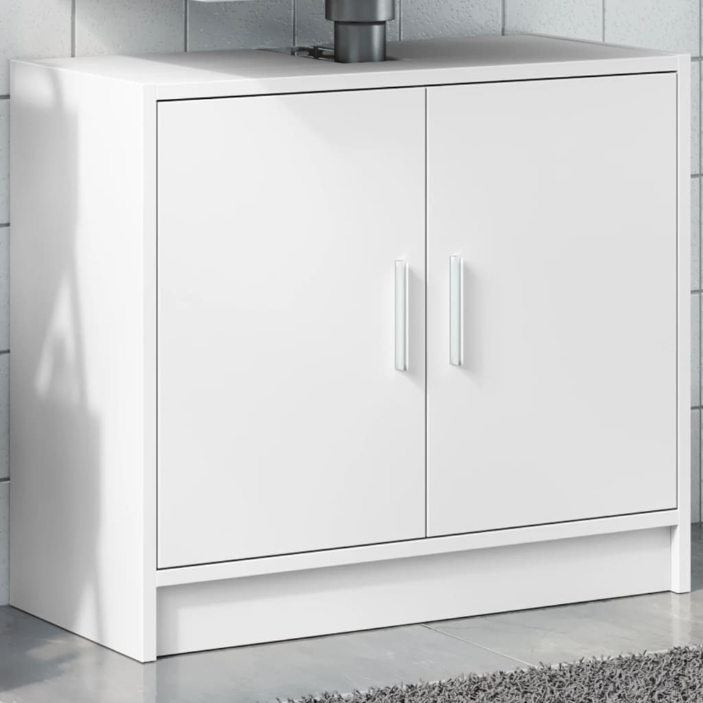 underskab til håndvask 63x29x55 cm konstrueret træ hvid